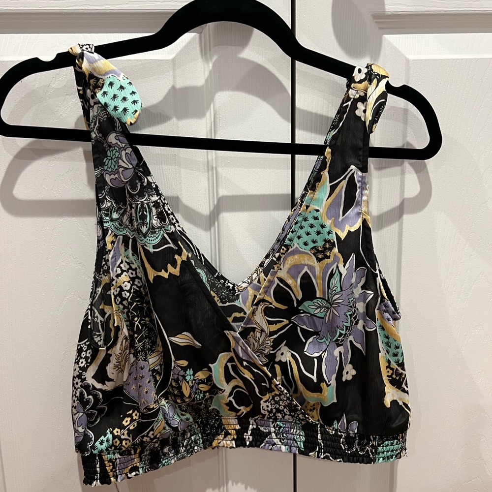 NWOT free people sheer crop top